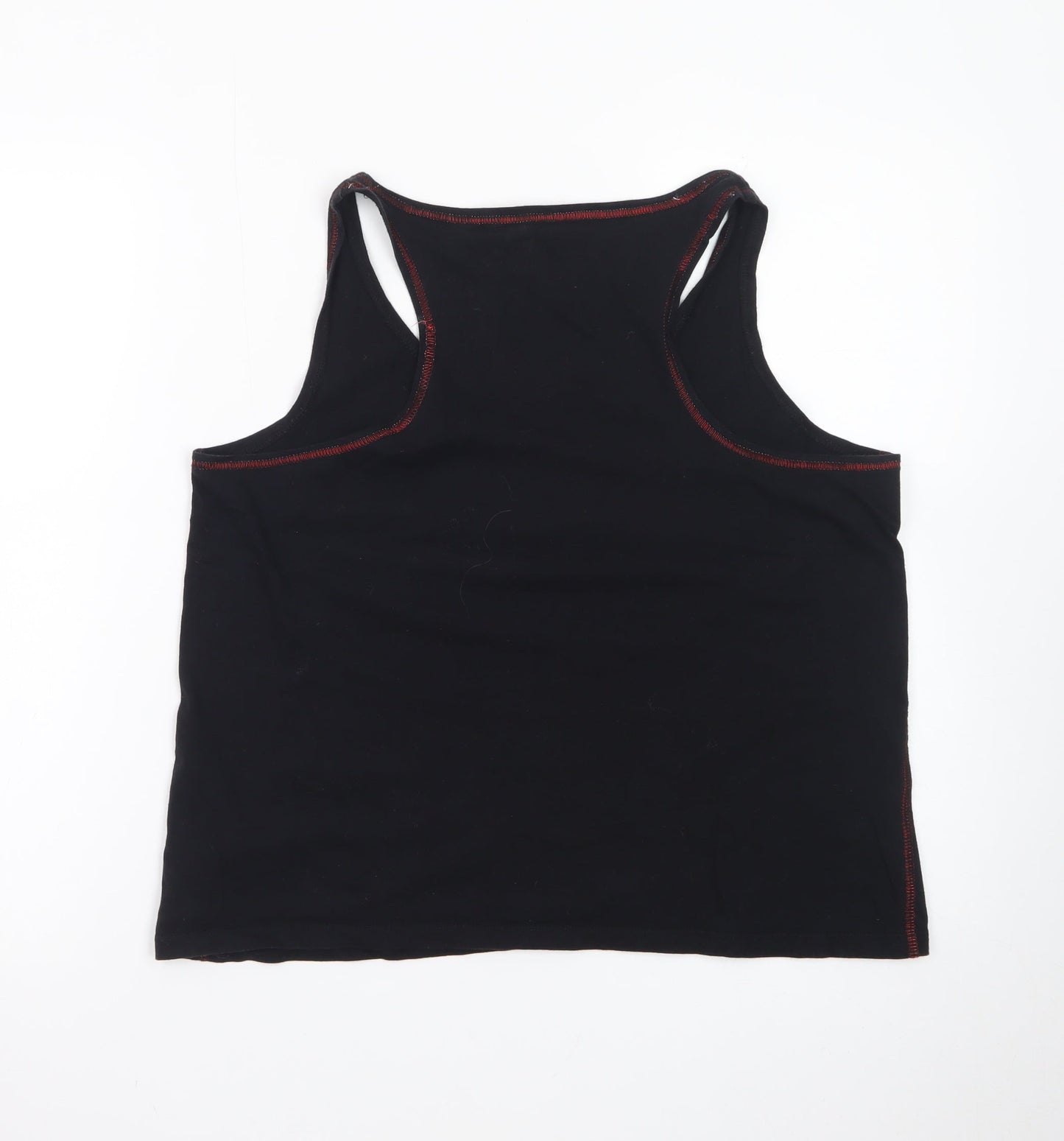 The Rolling Stones Women's Black Sequin Tank Top M Rock Music