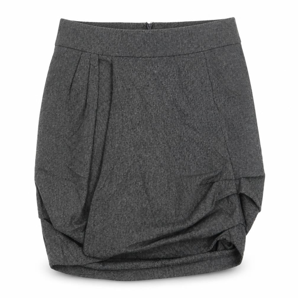 Fullcircle Women's Grey Tweed Bubble Hem Skirt Size 14