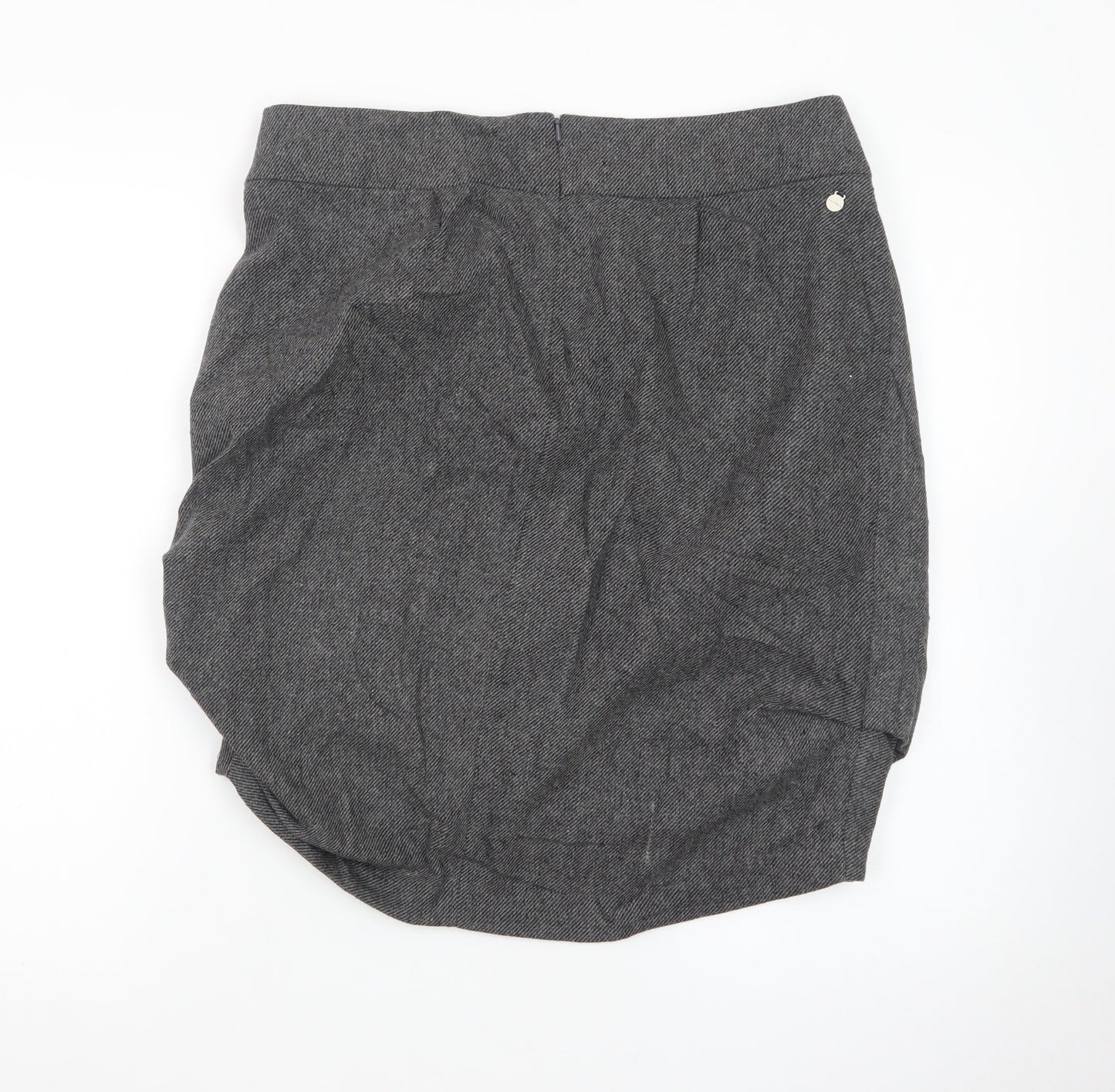 Fullcircle Women's Grey Tweed Bubble Hem Skirt Size 14
