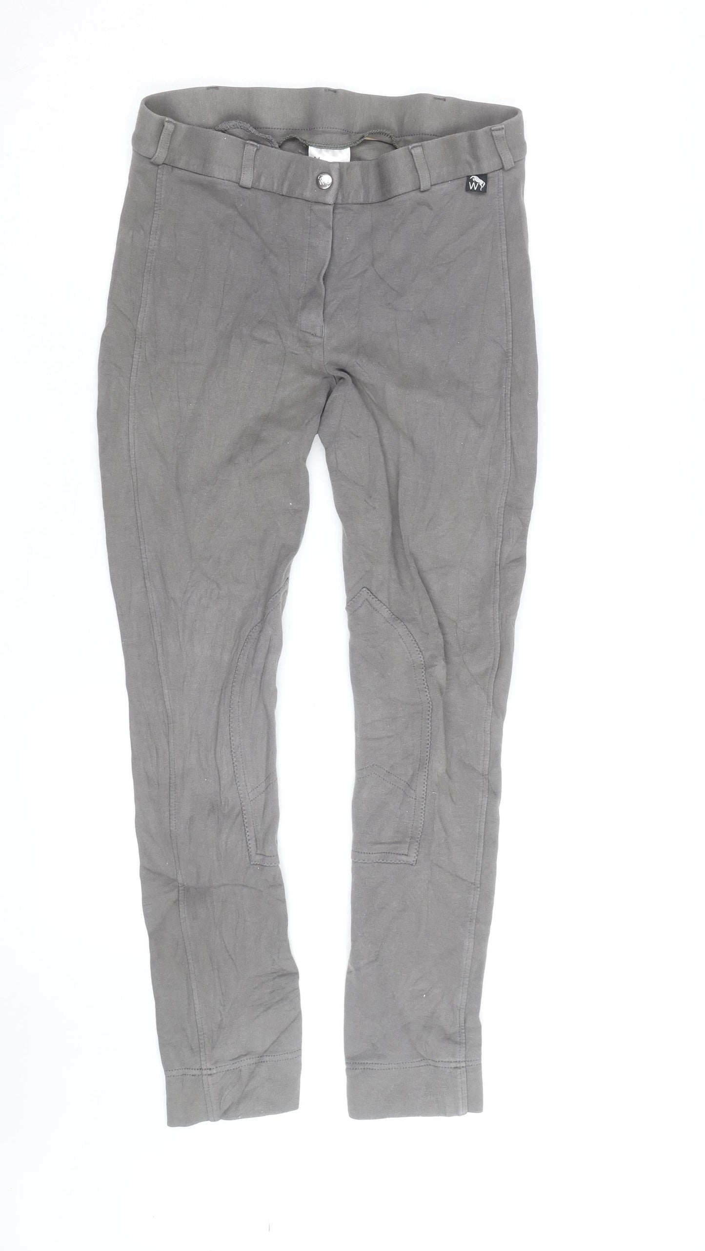 Whitaker Womens Grey Breeches UK 28 Riding Trousers Cotton Blend