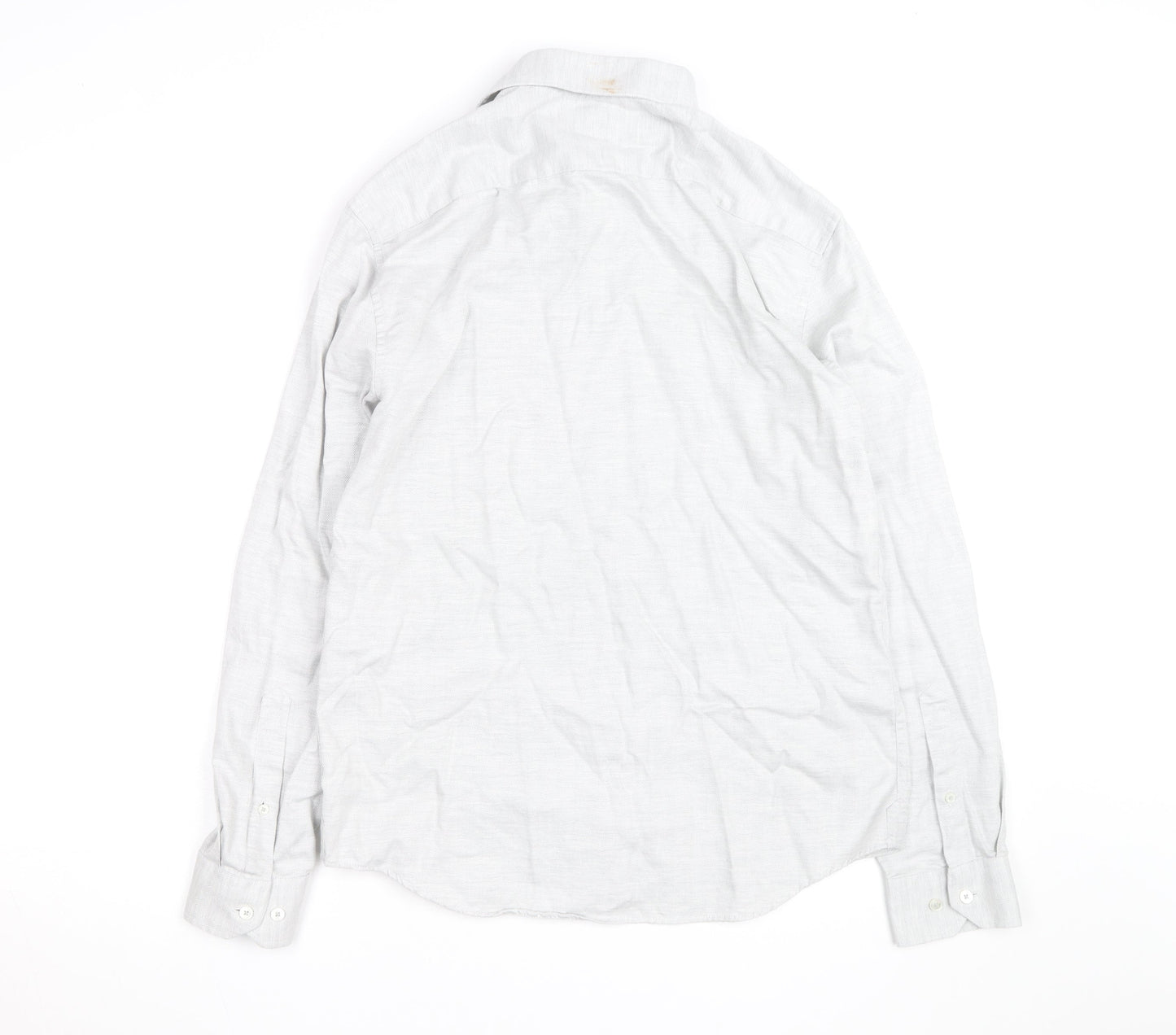 Marks and Spencer Autograph Men’s White Cotton Long Sleeve Shirt M