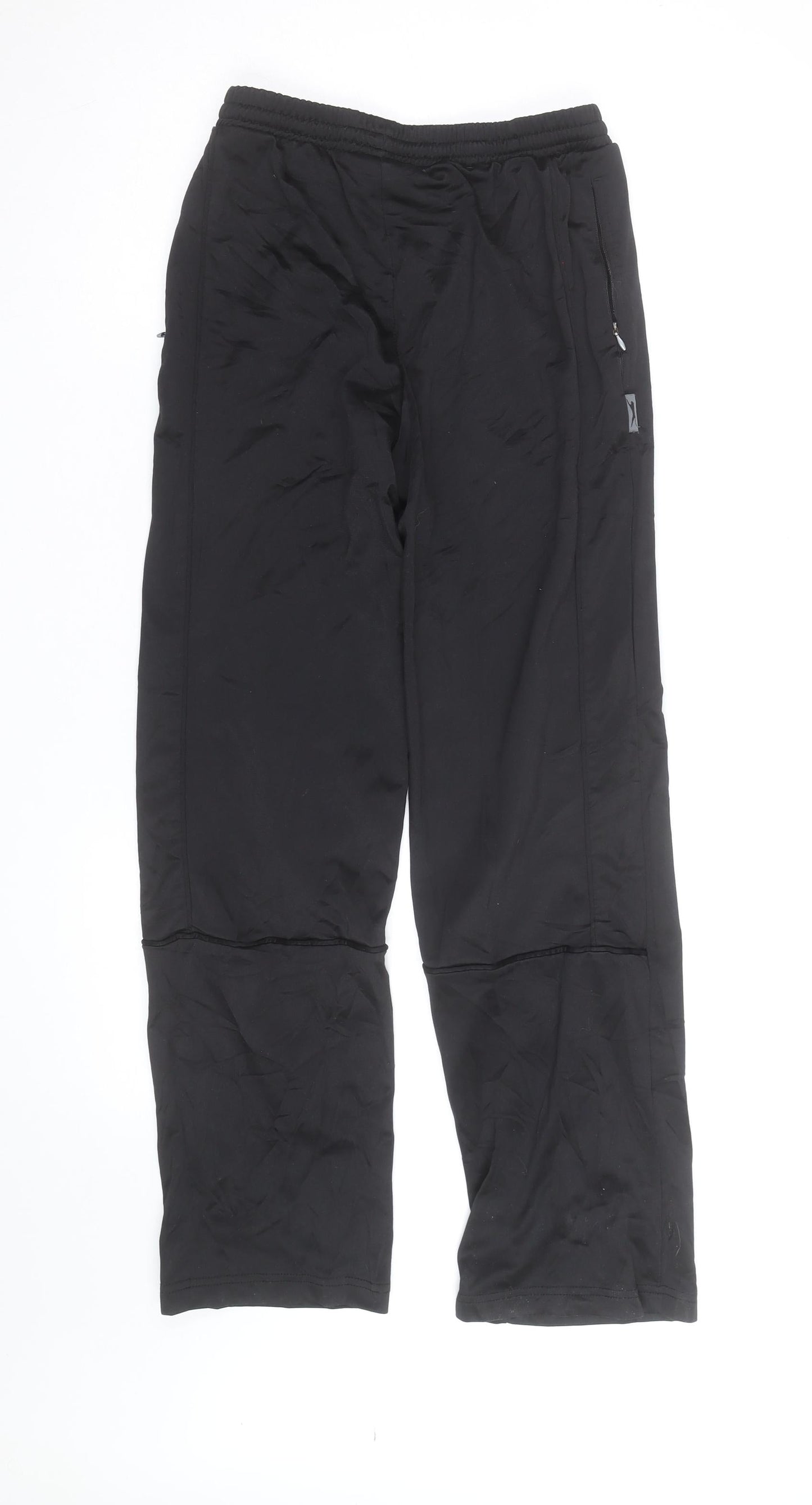 Slazenger Men's Black XS Track Pants Quick Dry Activewear Trousers