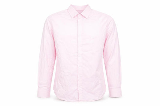 Marks & Spencer Men's Pink Luxury Tailored Cotton Long Sleeve Shirt 18 46in
