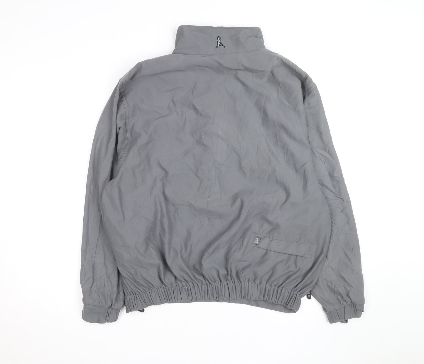 PING Men's Grey Small Windbreaker Golf Jacket Lightweight