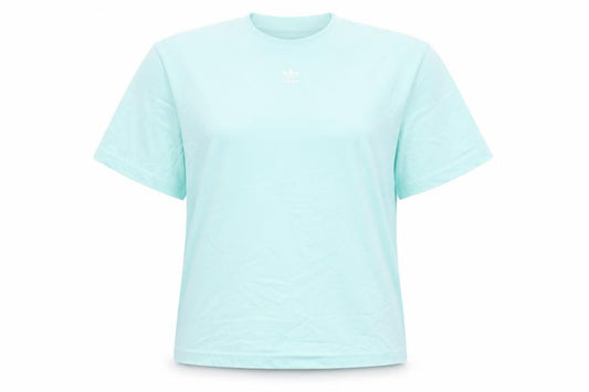 Adidas Womens Green Cotton Short Sleeve Basic T-Shirt M