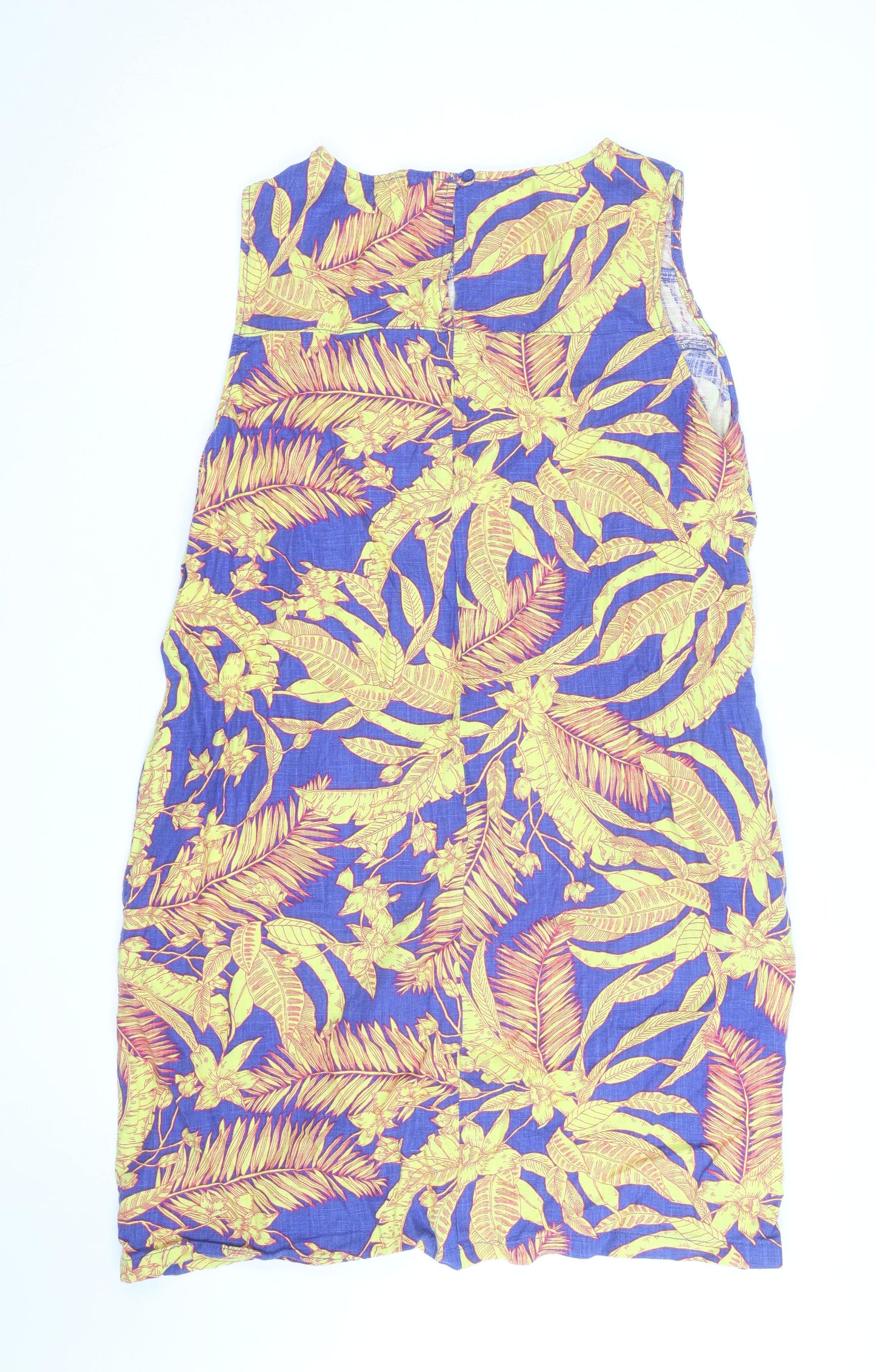 Next Women’s Multicoloured Tropical Shift Dress Size 18 Sleeveless