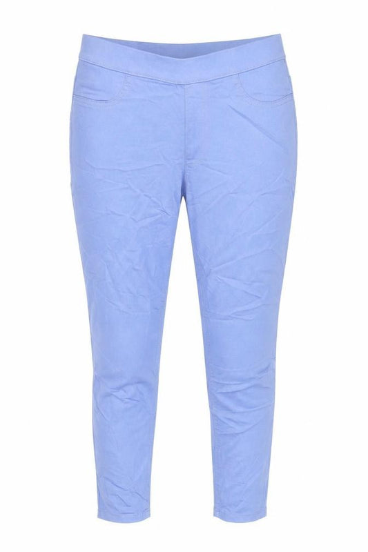 Marks and Spencer Womens Blue Size 12 Slim Jegging Stretch Trousers