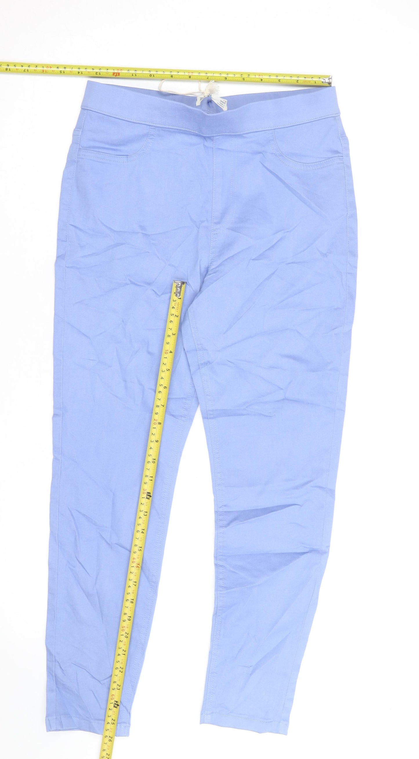 Marks and Spencer Womens Blue Size 12 Slim Jegging Stretch Trousers