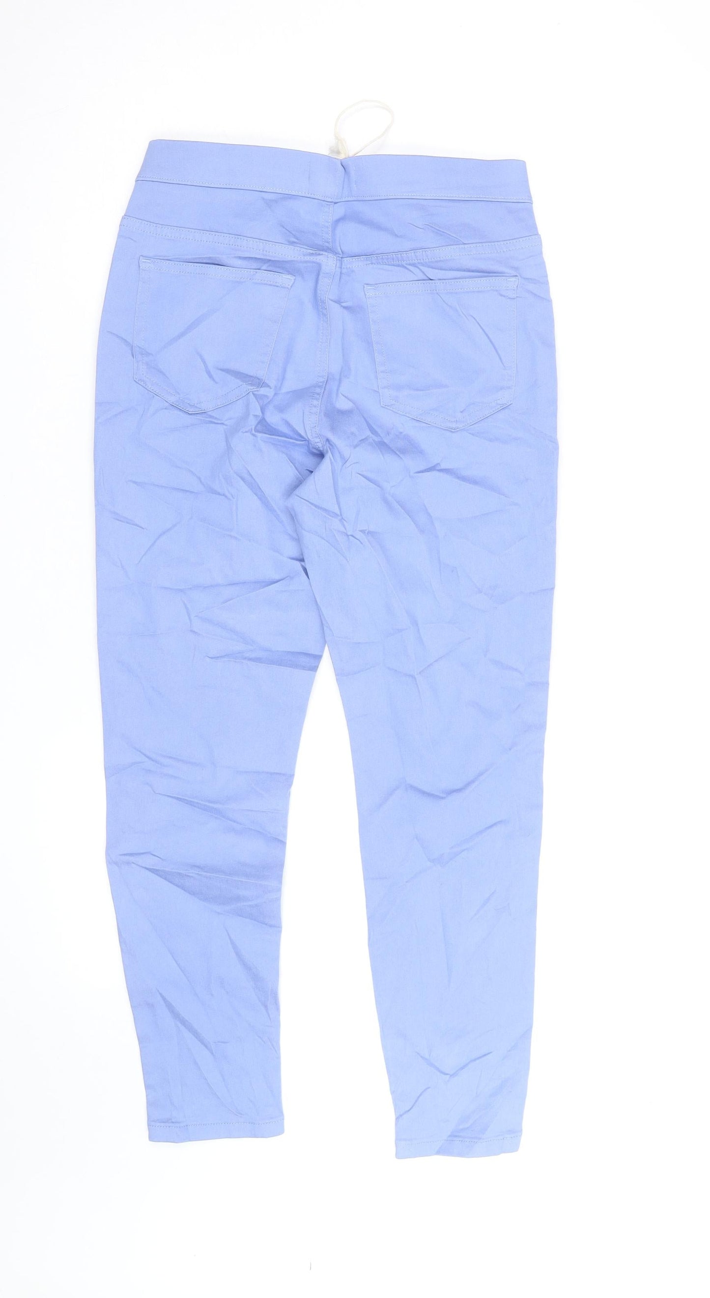 Marks and Spencer Womens Blue Size 12 Slim Jegging Stretch Trousers