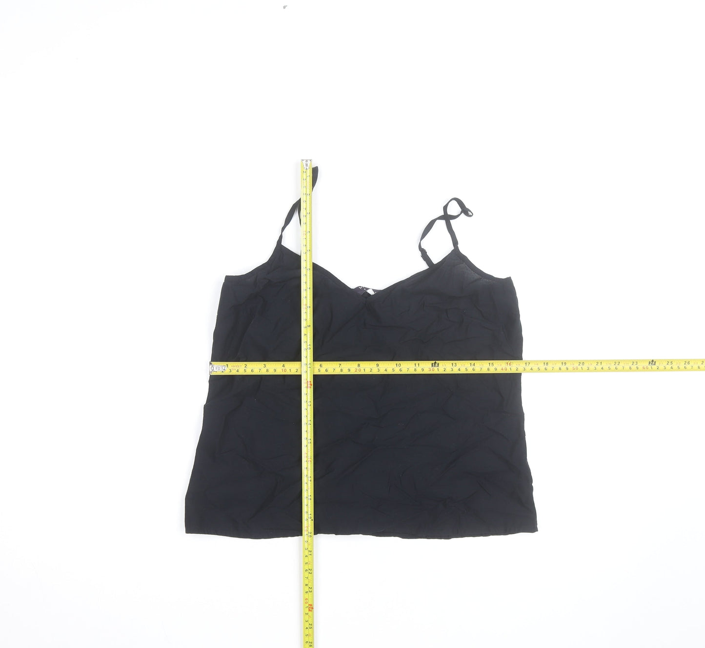 Marks and Spencer Women’s Black Cotton Camisole Vest Top Size 8
