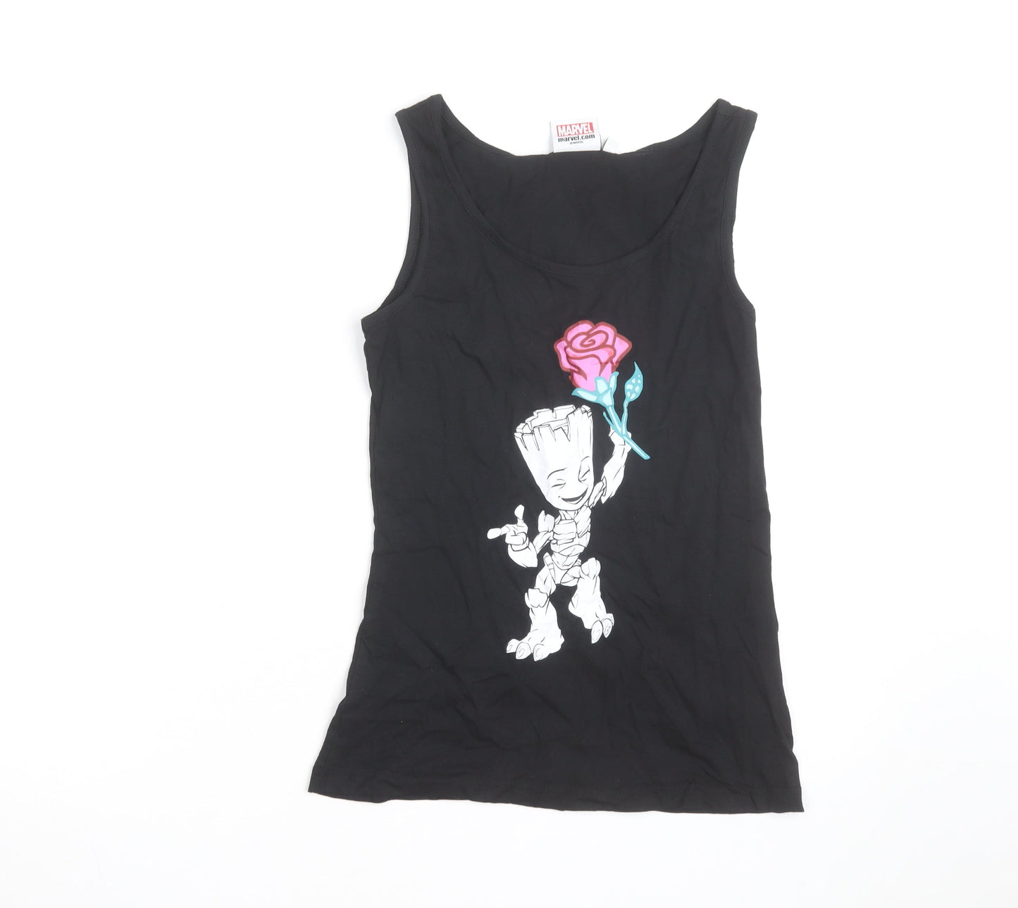 Marvel Guardians of the Galaxy Groot Black Sleeveless Top S