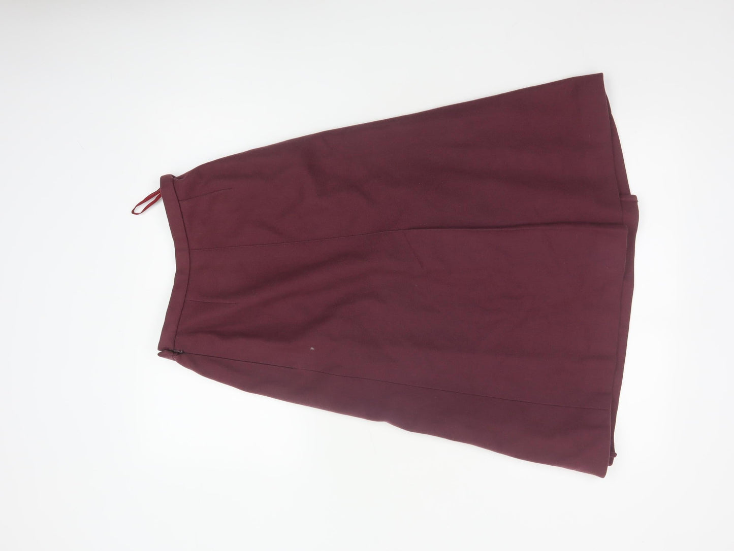 Planet Women’s Red Wool A-Line Midi Skirt Size 8