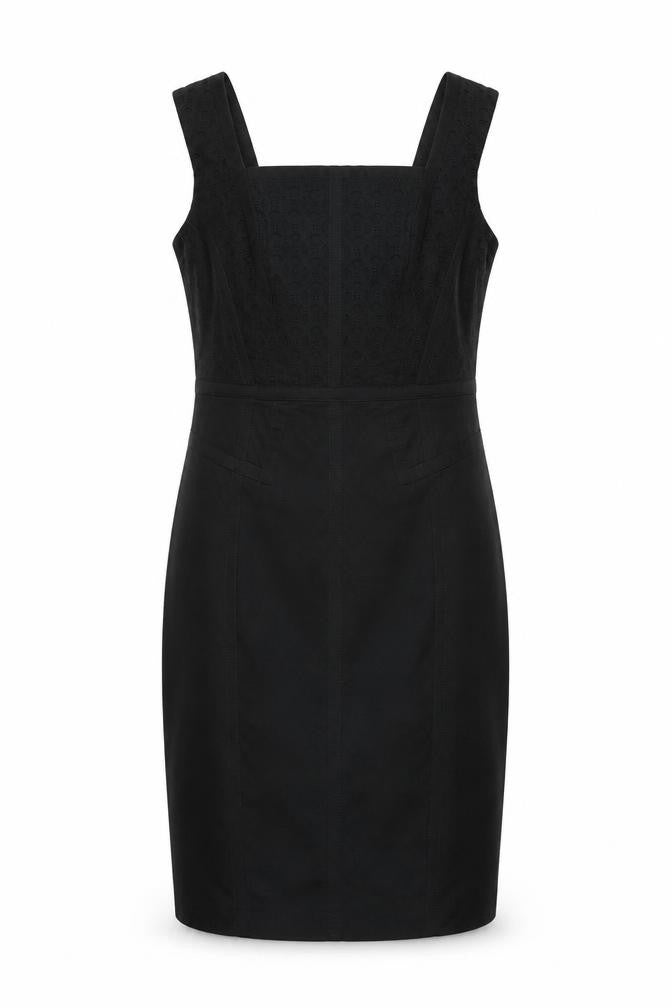 Marks & Spencer Women’s Black Cotton Sheath Dress UK 16