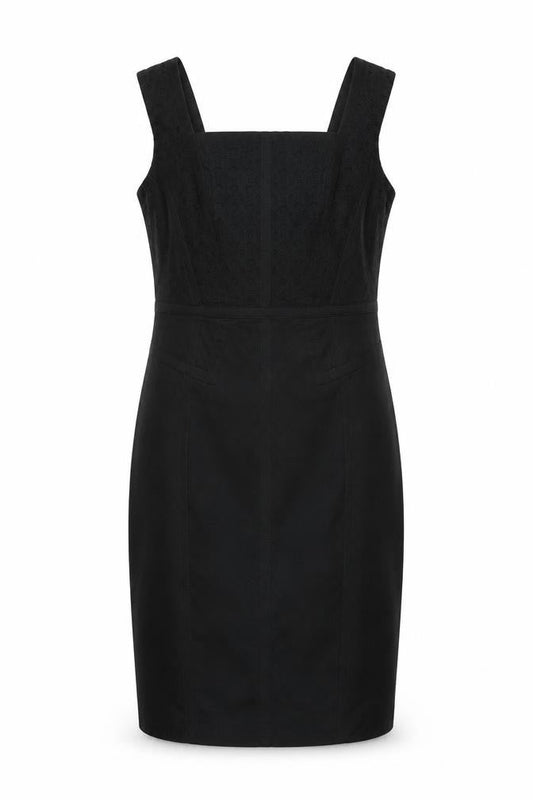 Marks and Spencer Women’s Black Cotton Sheath Dress UK 16