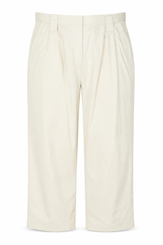 Marks and Spencer Women Beige Size 22 Regular Pleated Trousers