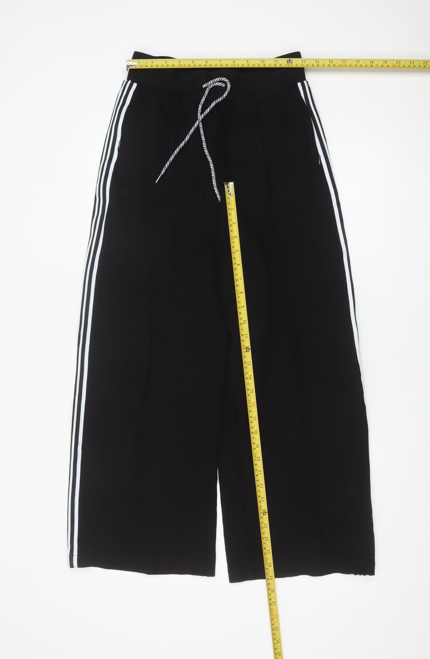 Marks and Spencer Women's Black Size 8 Wide Leg Jogger Trousers