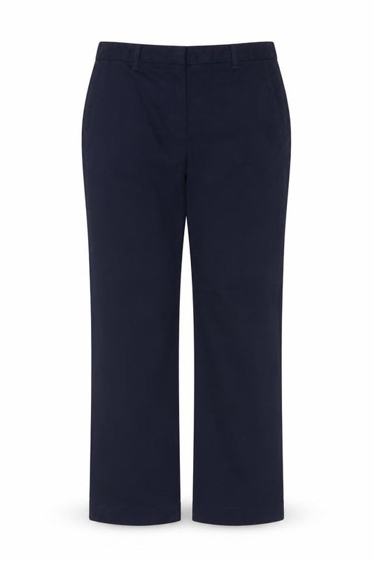 Marks and Spencer Women Navy Blue Size 12 Short Chino Trousers