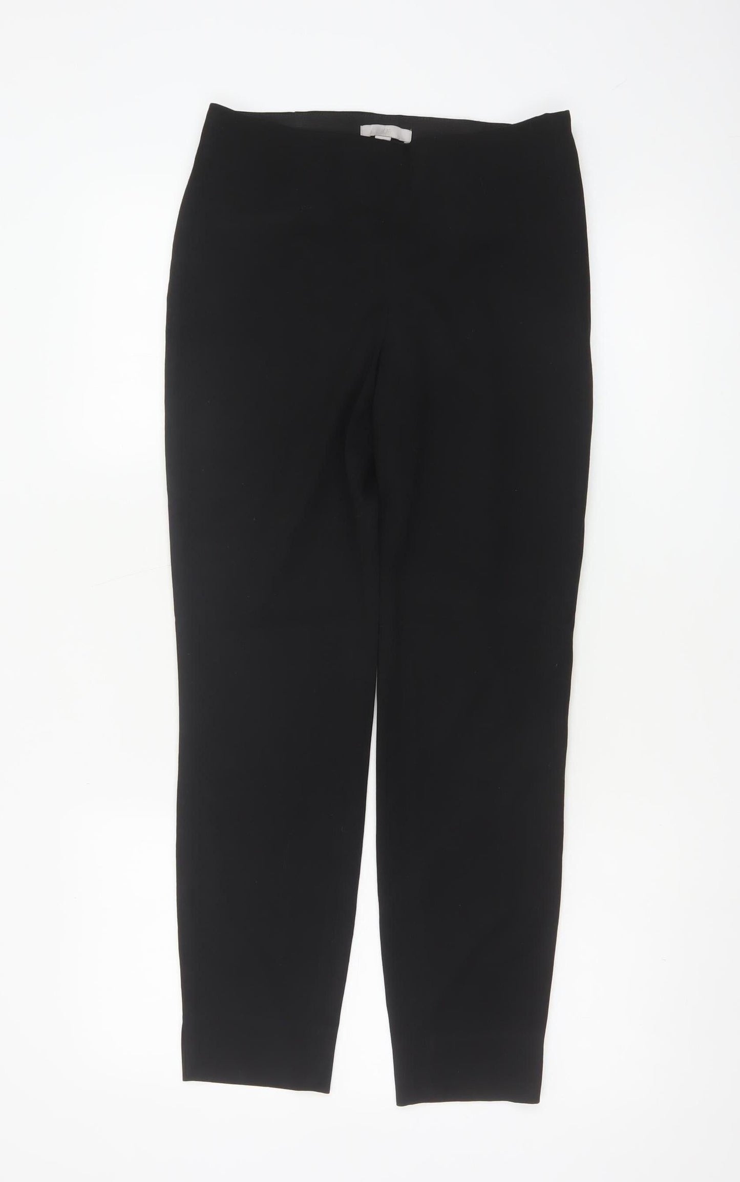 H&M Women’s Black Slim Fit Ponte Trousers Size 8