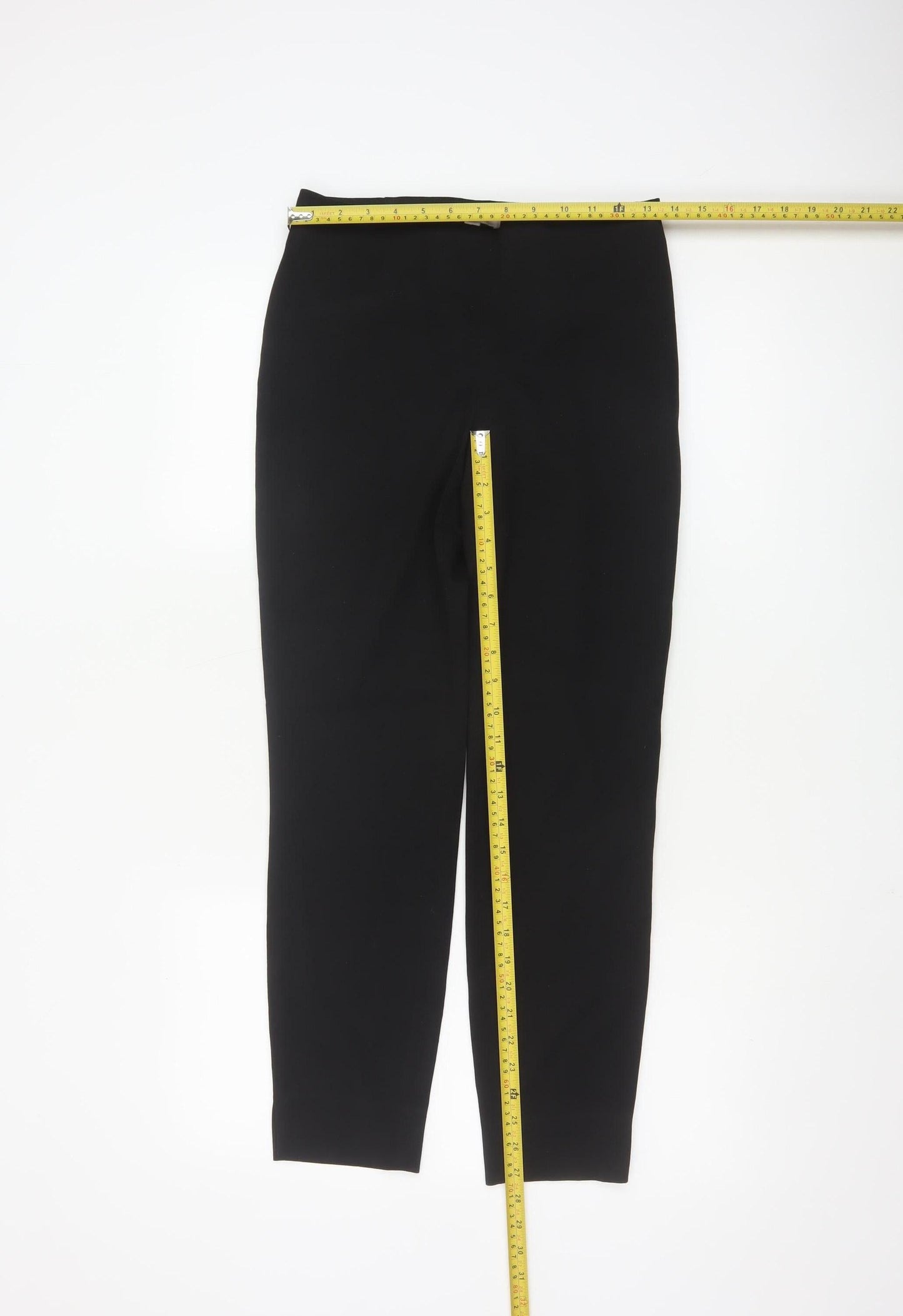 H&M Women’s Black Slim Fit Ponte Trousers Size 8
