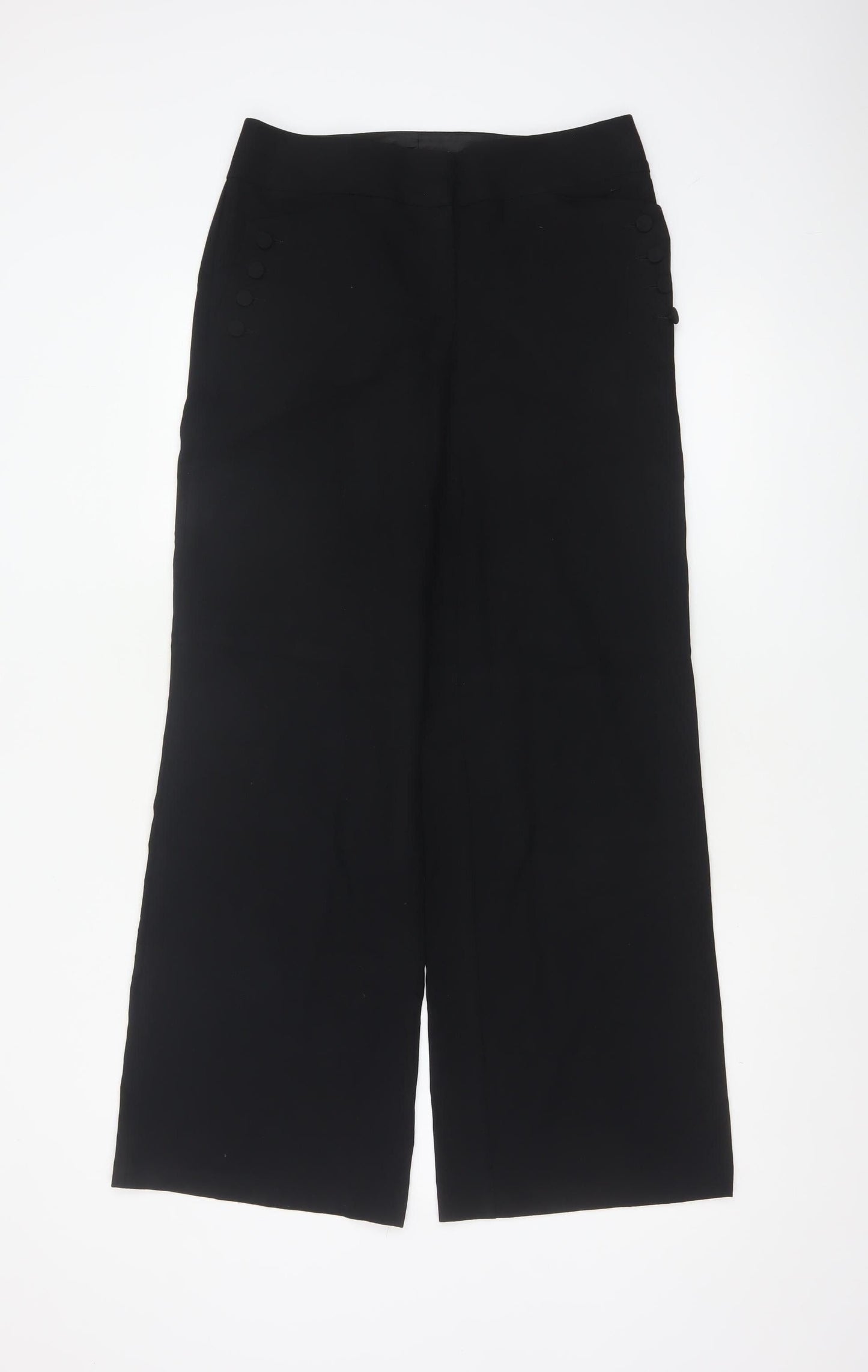 Marks and Spencer Women's Black Size 8 Stretch Work Trousers