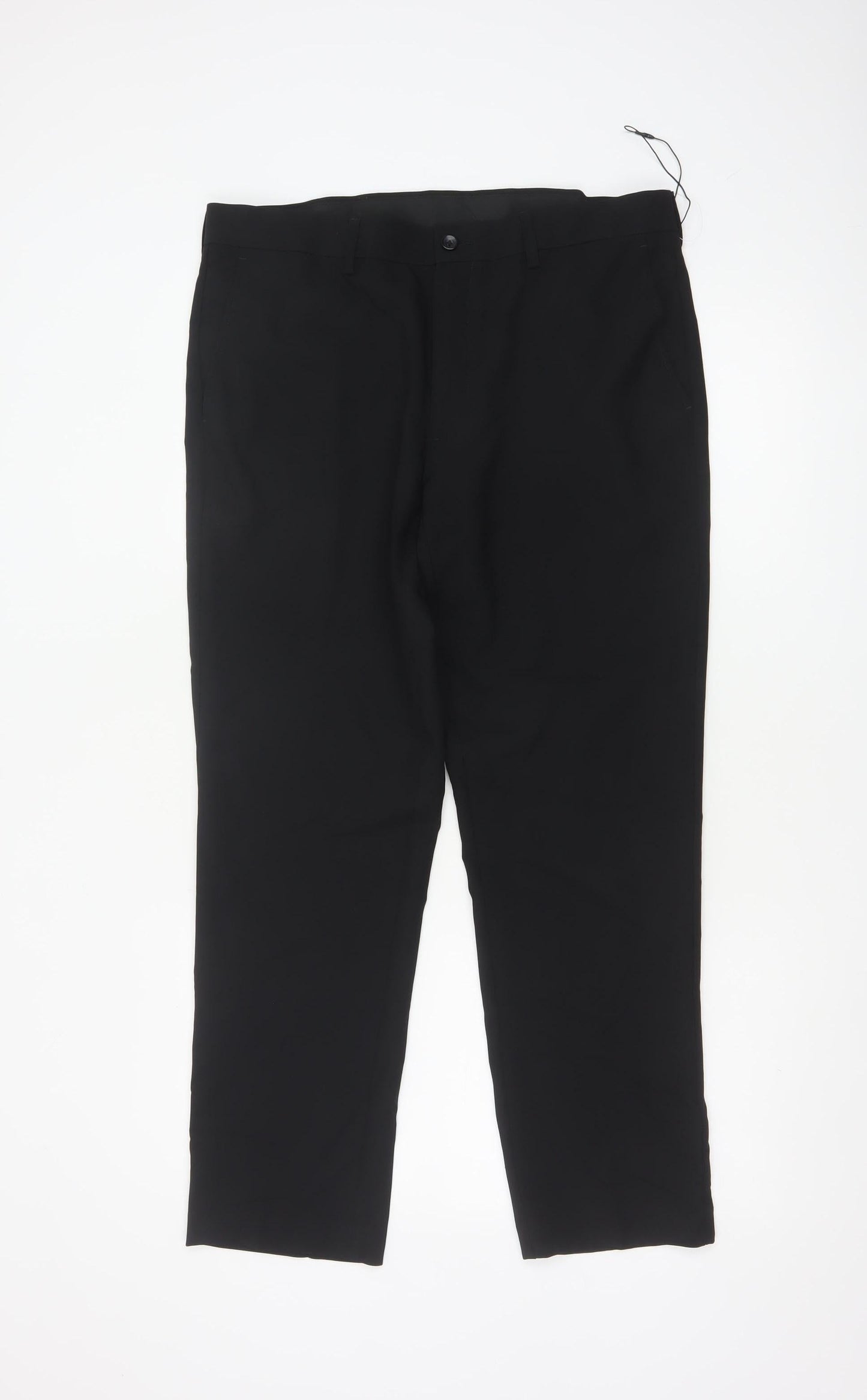 Marks and Spencer Men's Black Slim Fit Dress Pants 34x29