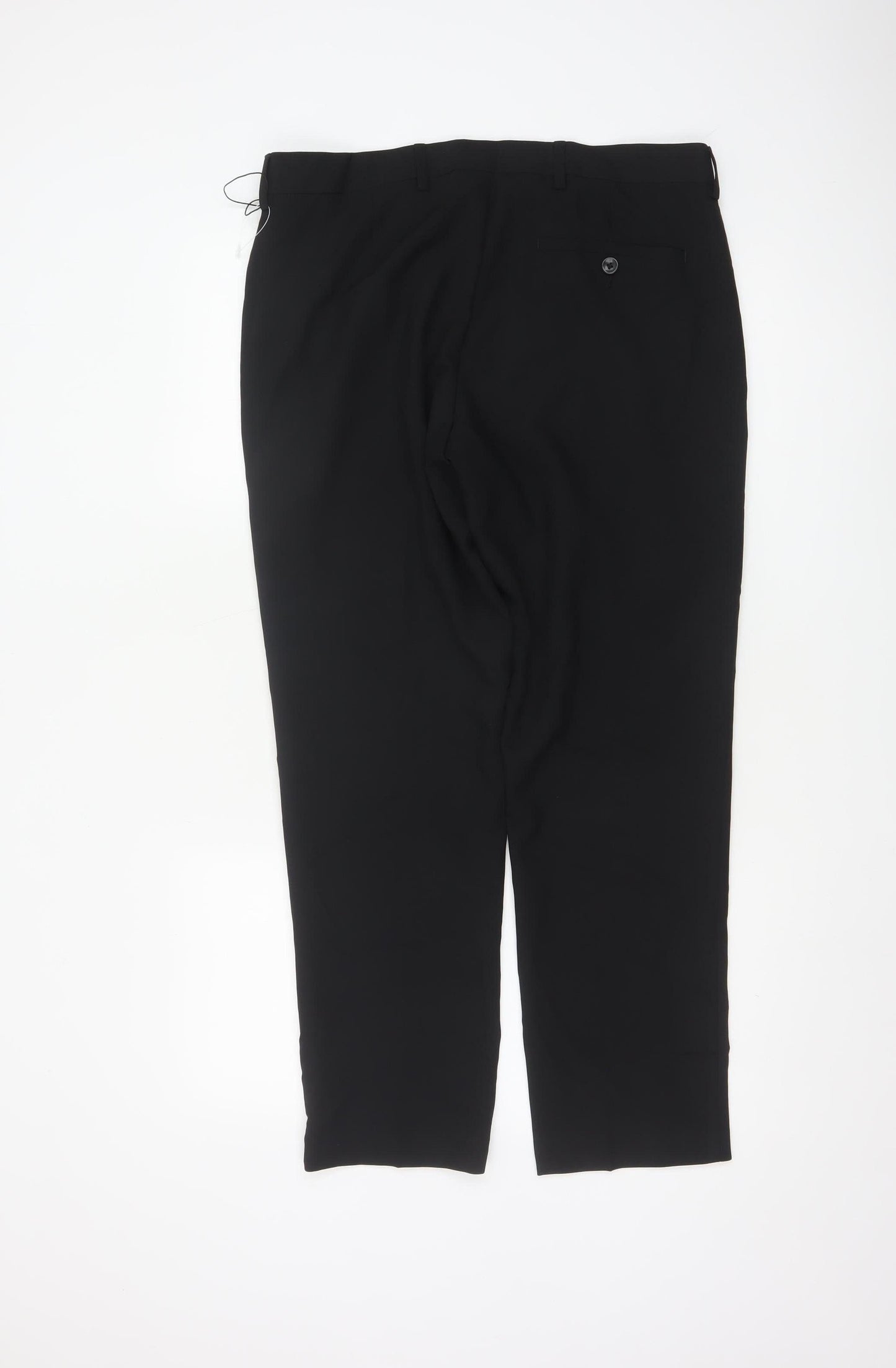 Marks and Spencer Men's Black Slim Fit Dress Pants 34x29
