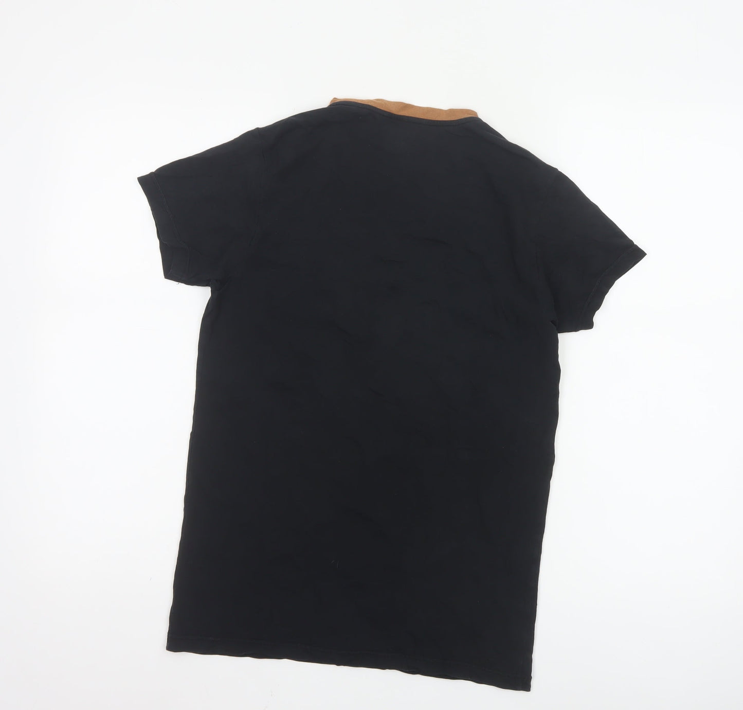 Emporio Armani Men’s Black Slim Fit Crew Neck T-Shirt S