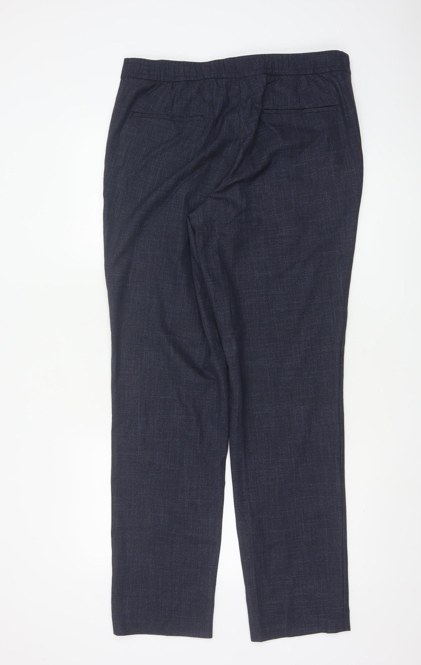 Marks and Spencer Autograph Men's Blue Slim Fit 36L Trousers