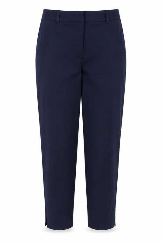 Marks and Spencer Women's Blue Slim Fit Ankle Trousers Size 6