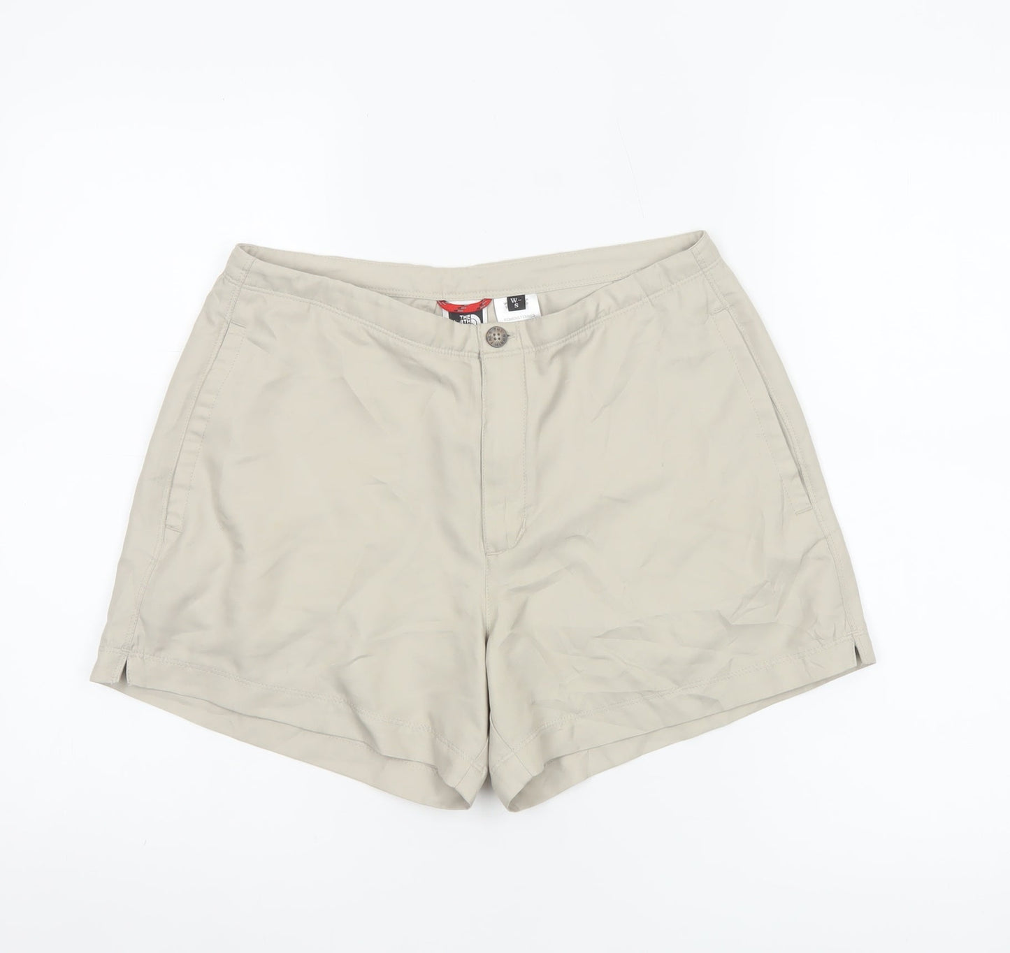 The North Face Womens Beige Chino Shorts Size S Quick Dry Outdoor