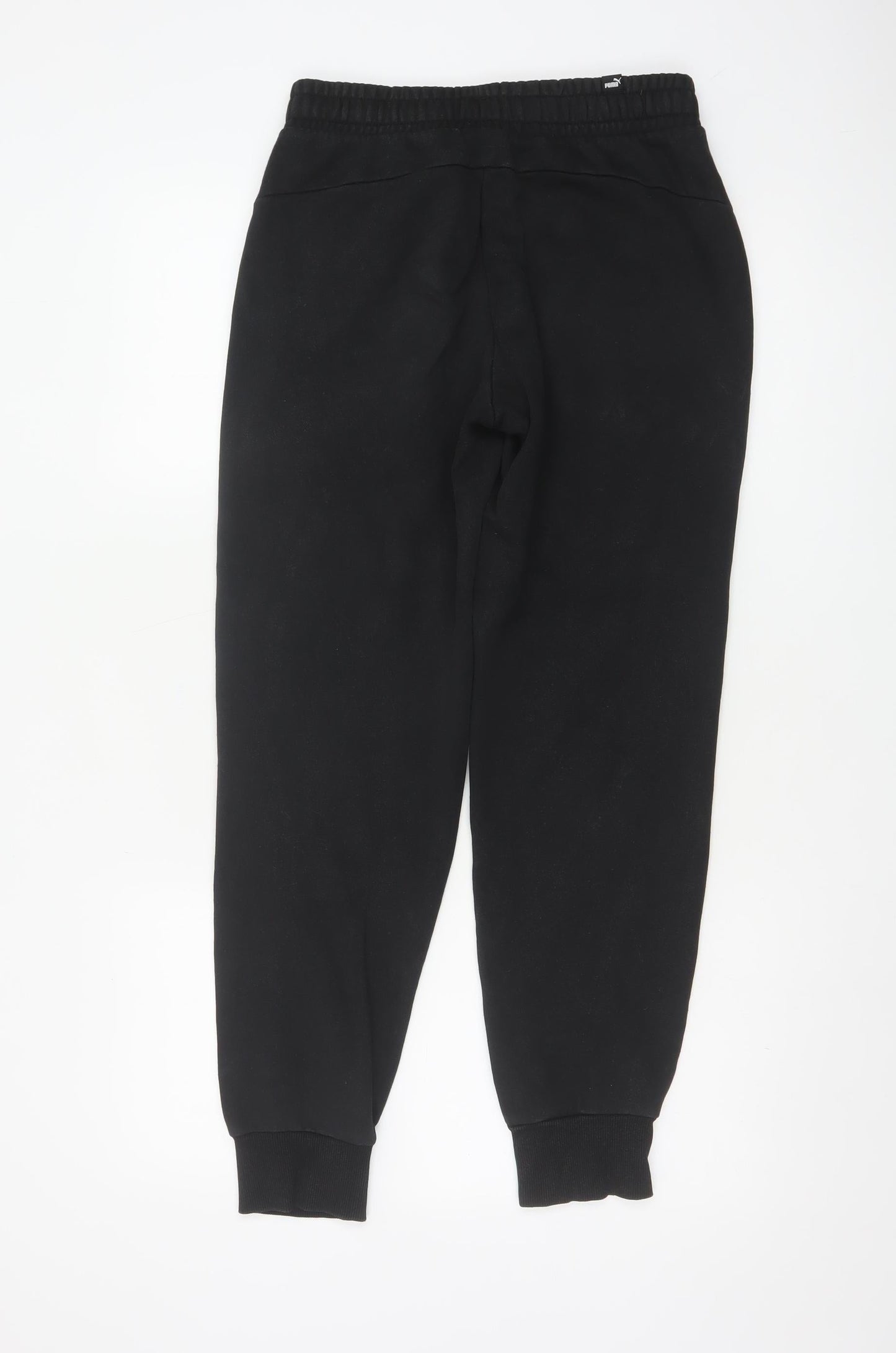 Puma Men's Black Jogger Sweatpants S Regular Fit Fleece