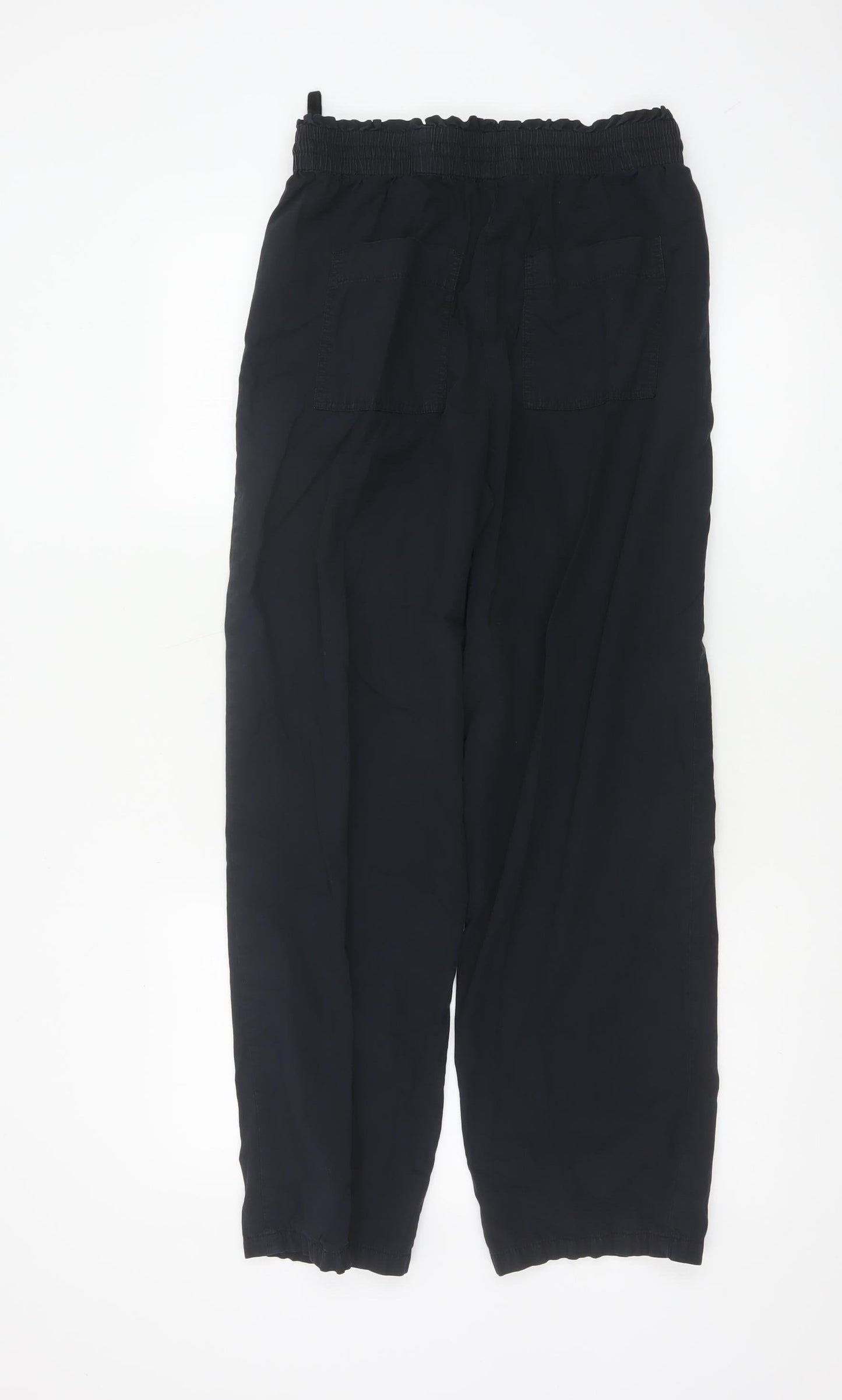 Marks and Spencer Women’s Black Viscose Jogger Trousers Size 8