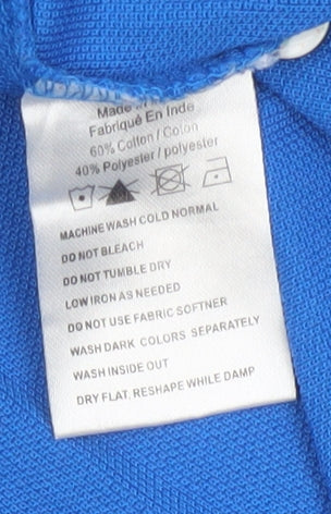 Calvin Klein Golf Men's Blue Polo Shirt XL Cotton Blend