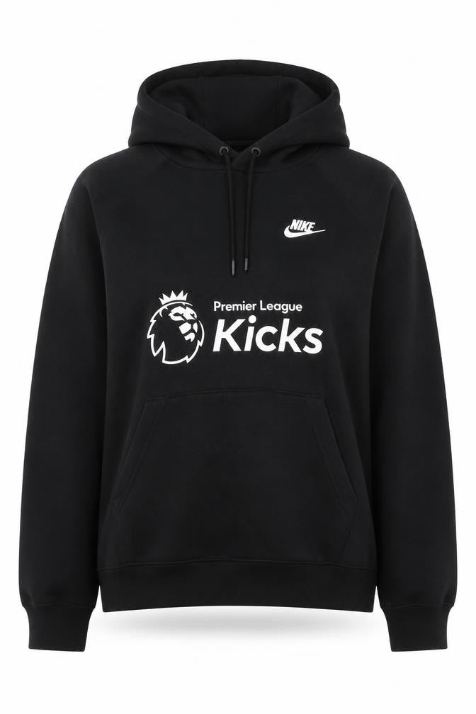 Nike Women's Black Pullover Hoodie Premier League Kicks Medium