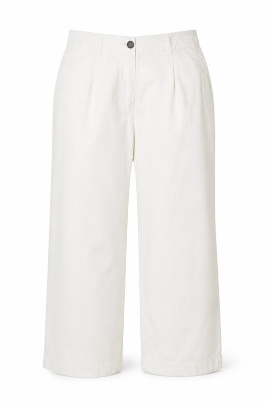 Marks and Spencer Women’s Ivory Chino Trousers Size 20 Regular