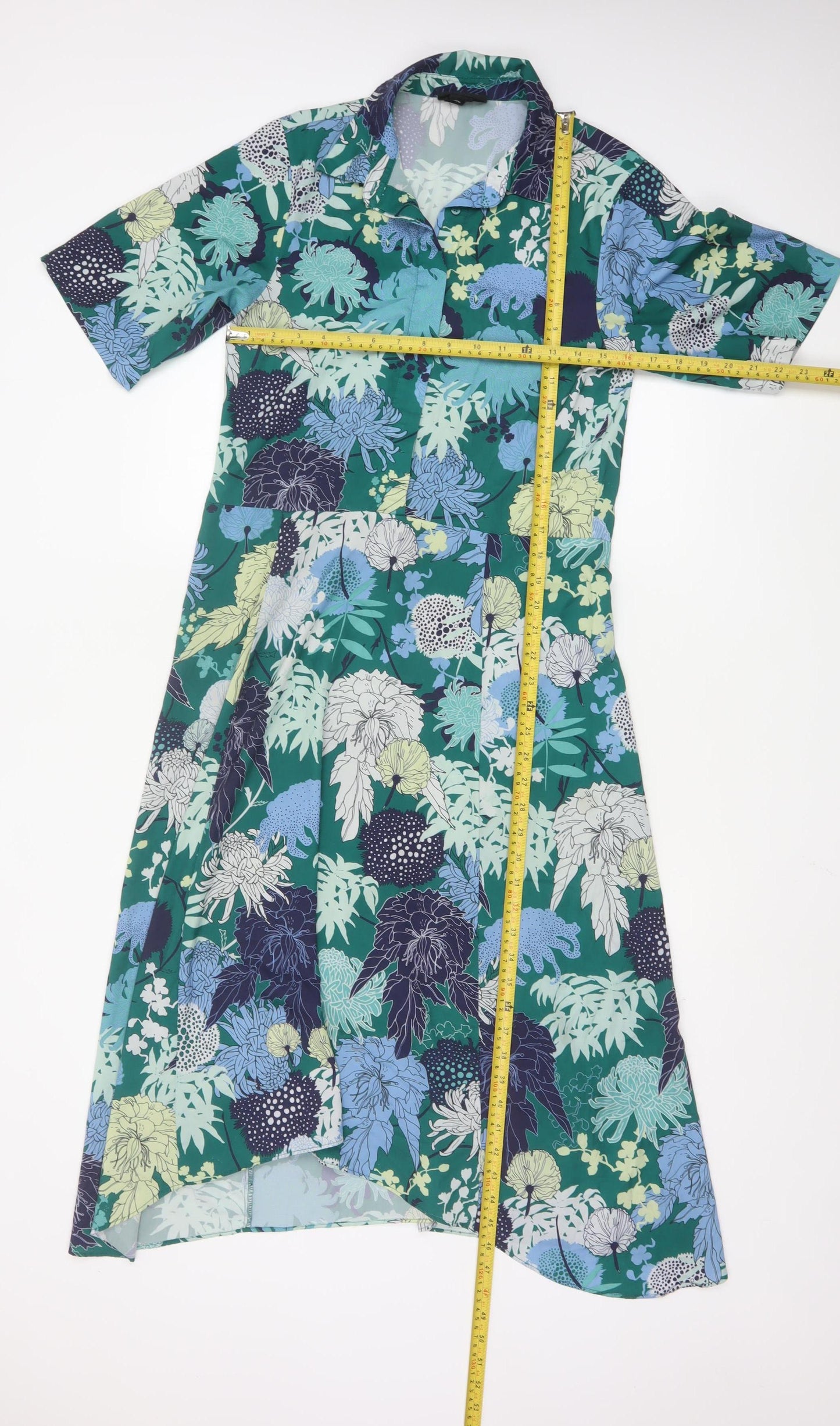 Monki Womens Multicoloured Floral Shirt Dress XS