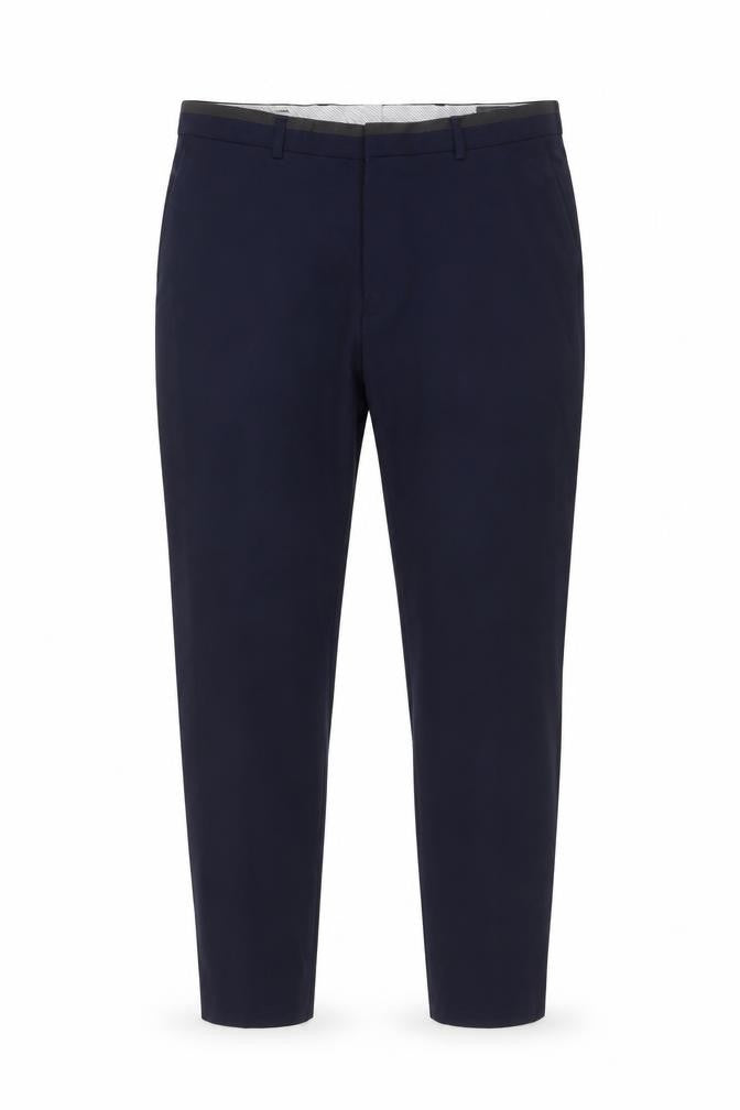 Peter Werth Men's Blue Slim Fit Dress Trousers Size 36L Formal