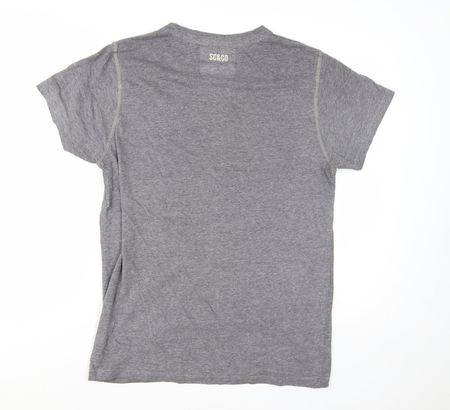 SoulCal & Co Men's Grey Athletic Graphic Short Sleeve T-Shirt XL