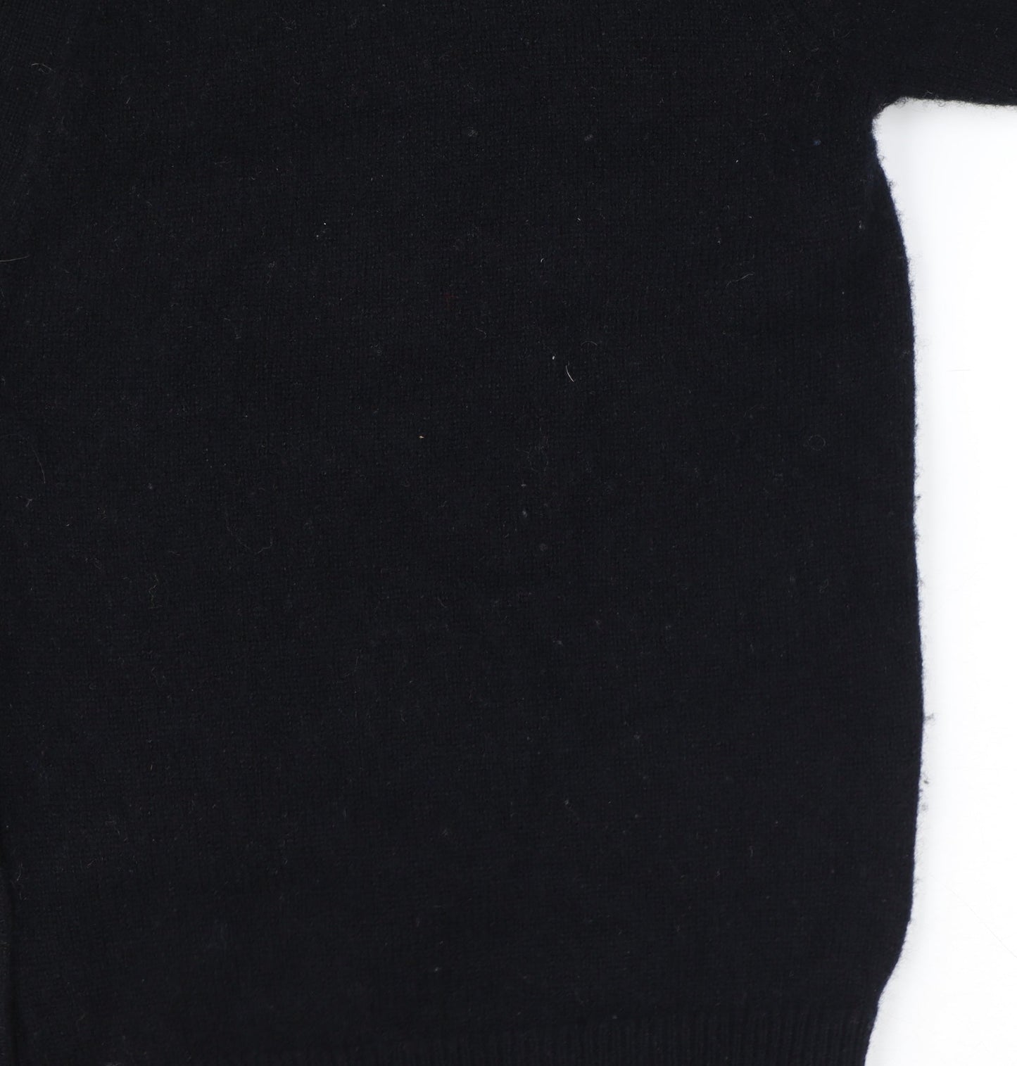 & Other Stories Women Black Wool V-Neck Cardigan Size 12