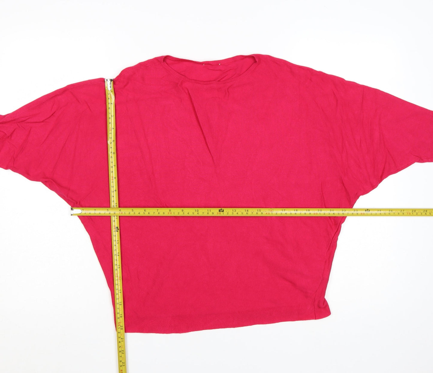 Phase Eight Women’s Red Relaxed Knit Pullover Jumper Size S