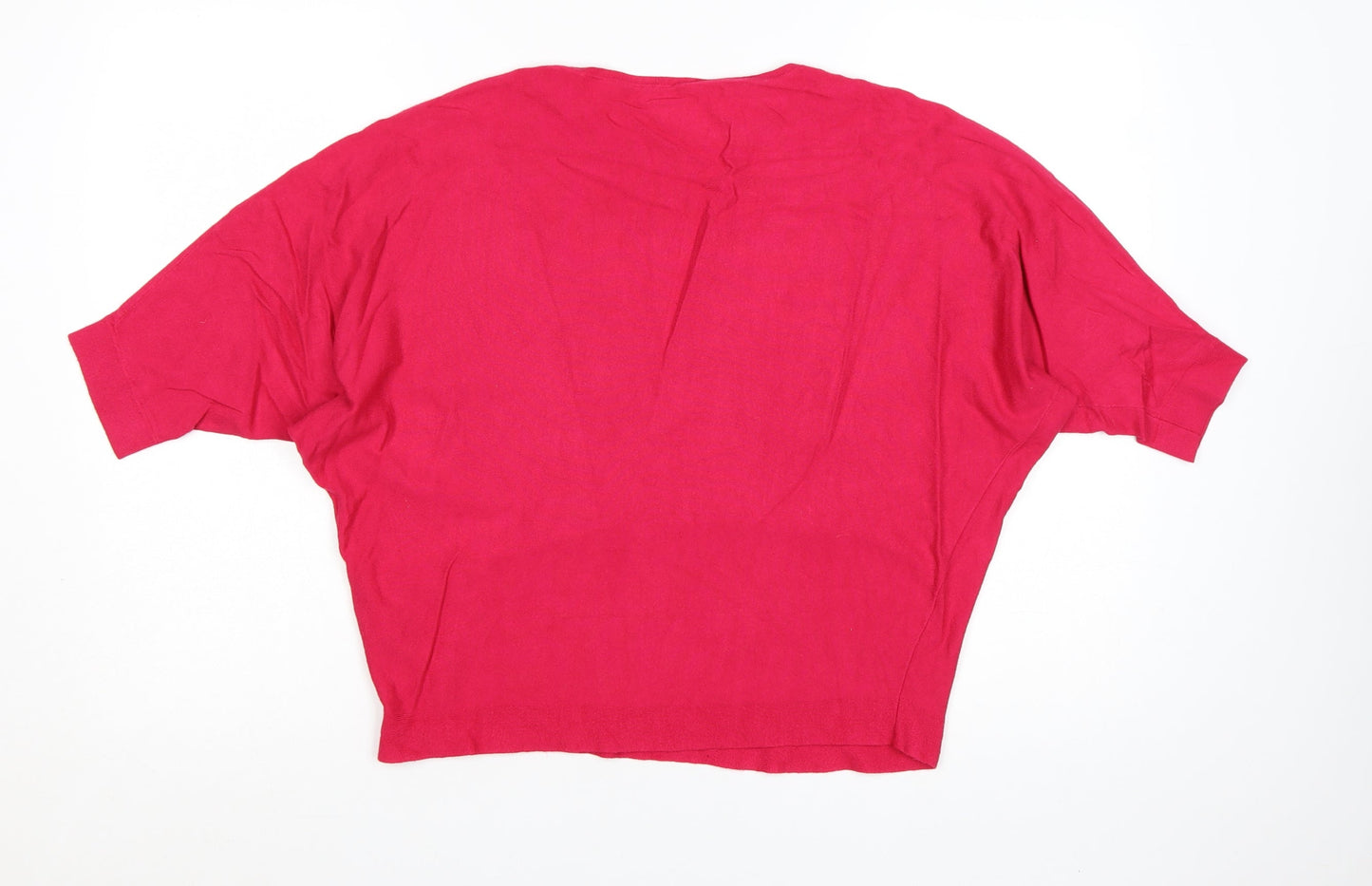 Phase Eight Women’s Red Relaxed Knit Pullover Jumper Size S