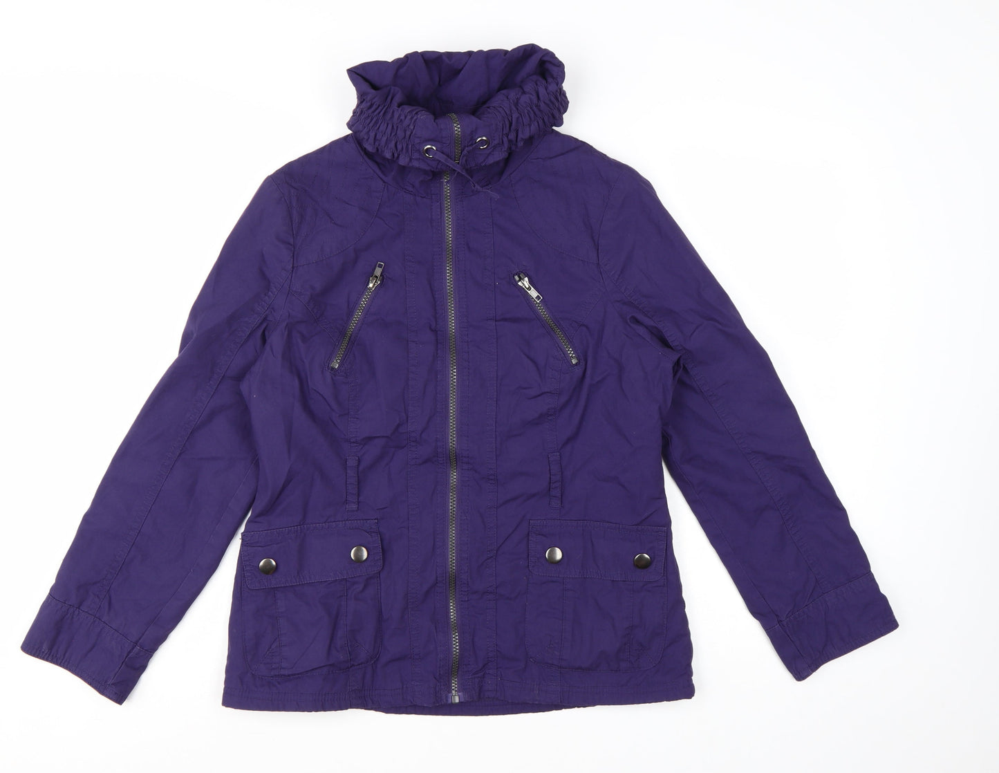 Marks and Spencer Women’s Purple Cotton Petite Jacket Size 8