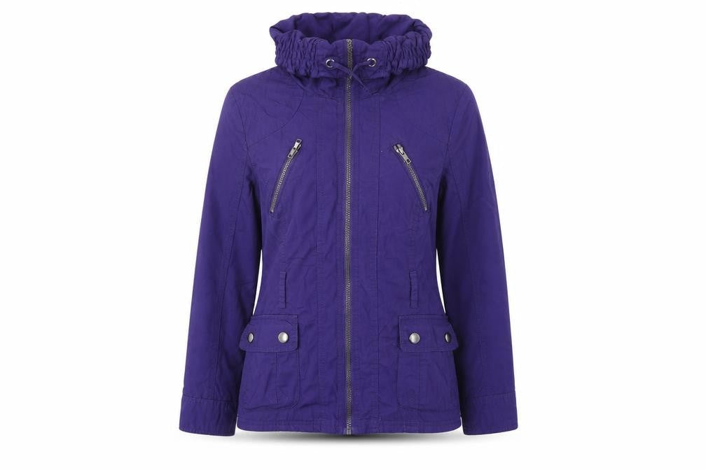 Marks & Spencer Women’s Purple Cotton Petite Jacket Size 8