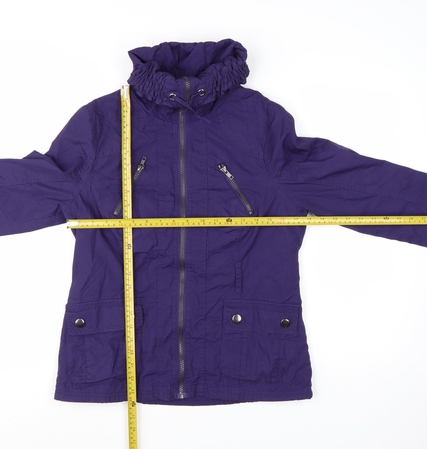 Marks and Spencer Women’s Purple Cotton Petite Jacket Size 8