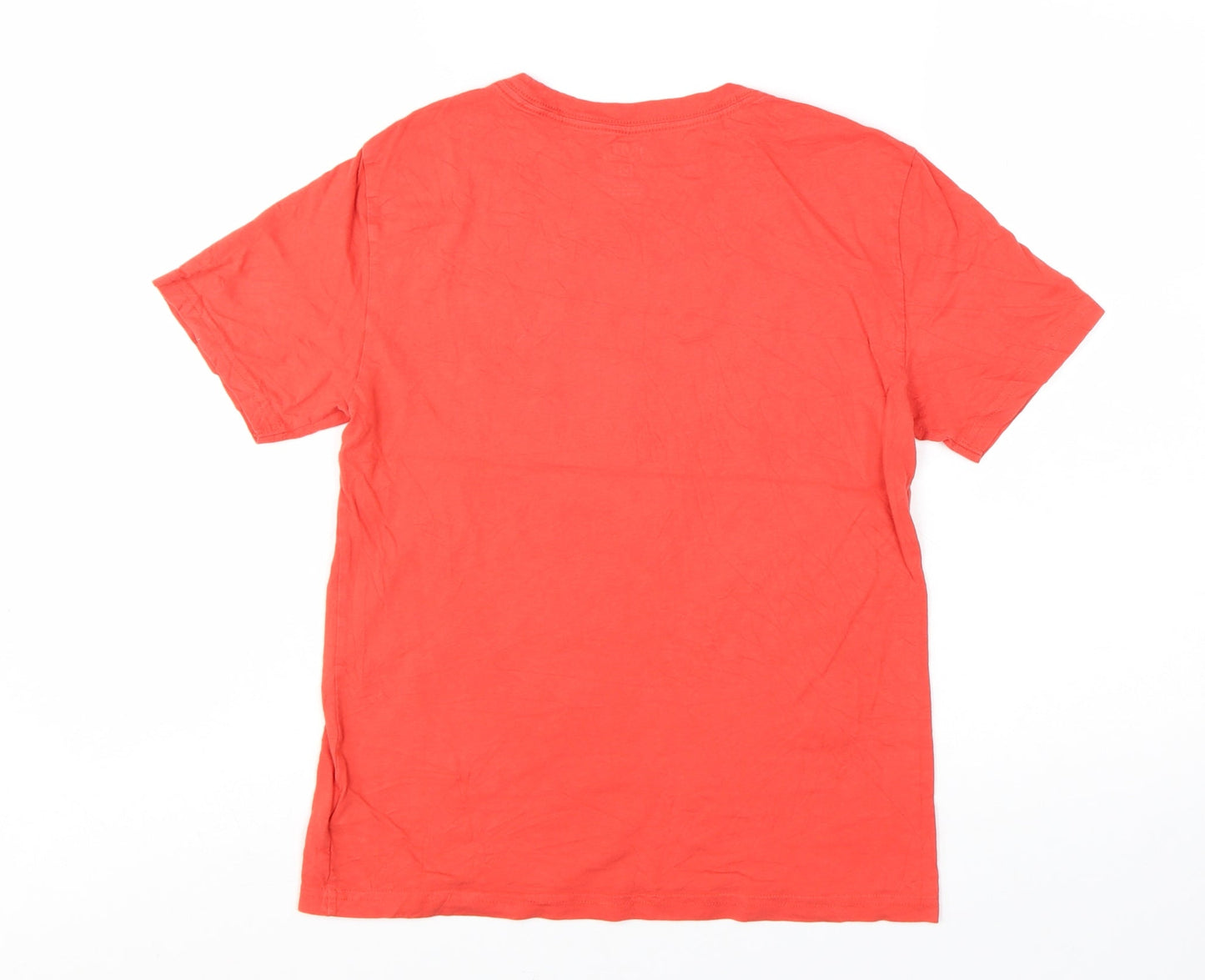 Ralph Lauren Boys Red Graphic Logo Cotton T-Shirt Size M