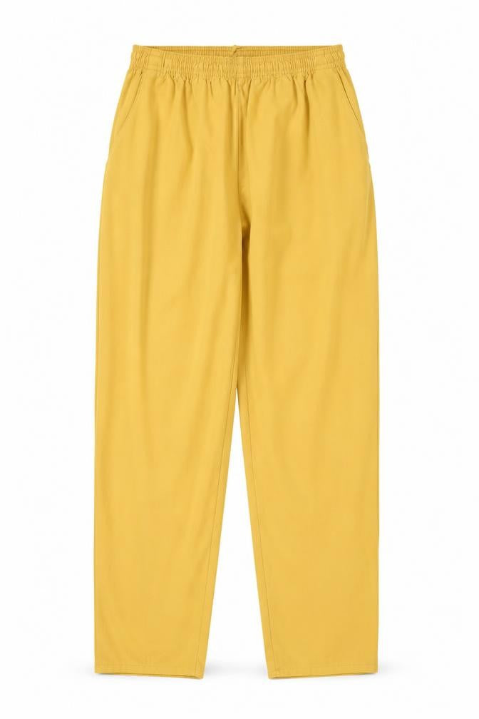 Rushcliffe Womens Mustard Yellow Elastic Waist Tapered Trousers Size 16