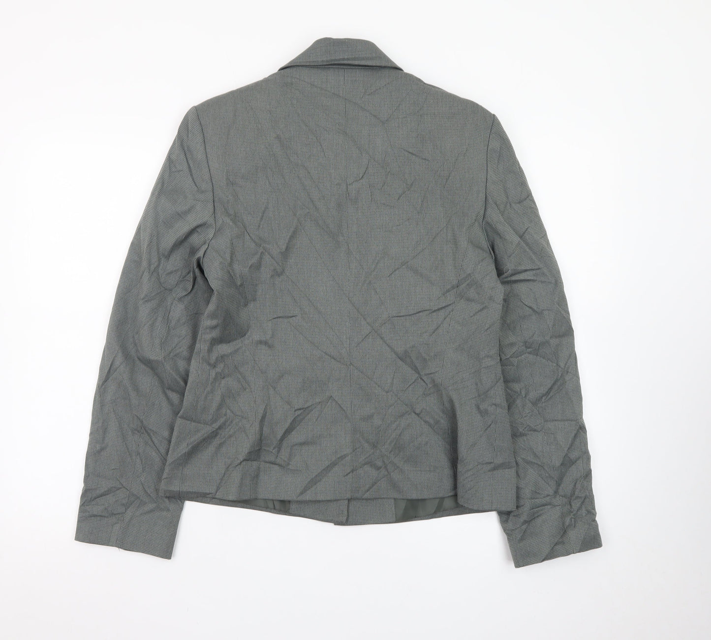 Next Women Grey Size 12 Single-Breasted Suit Jacket
