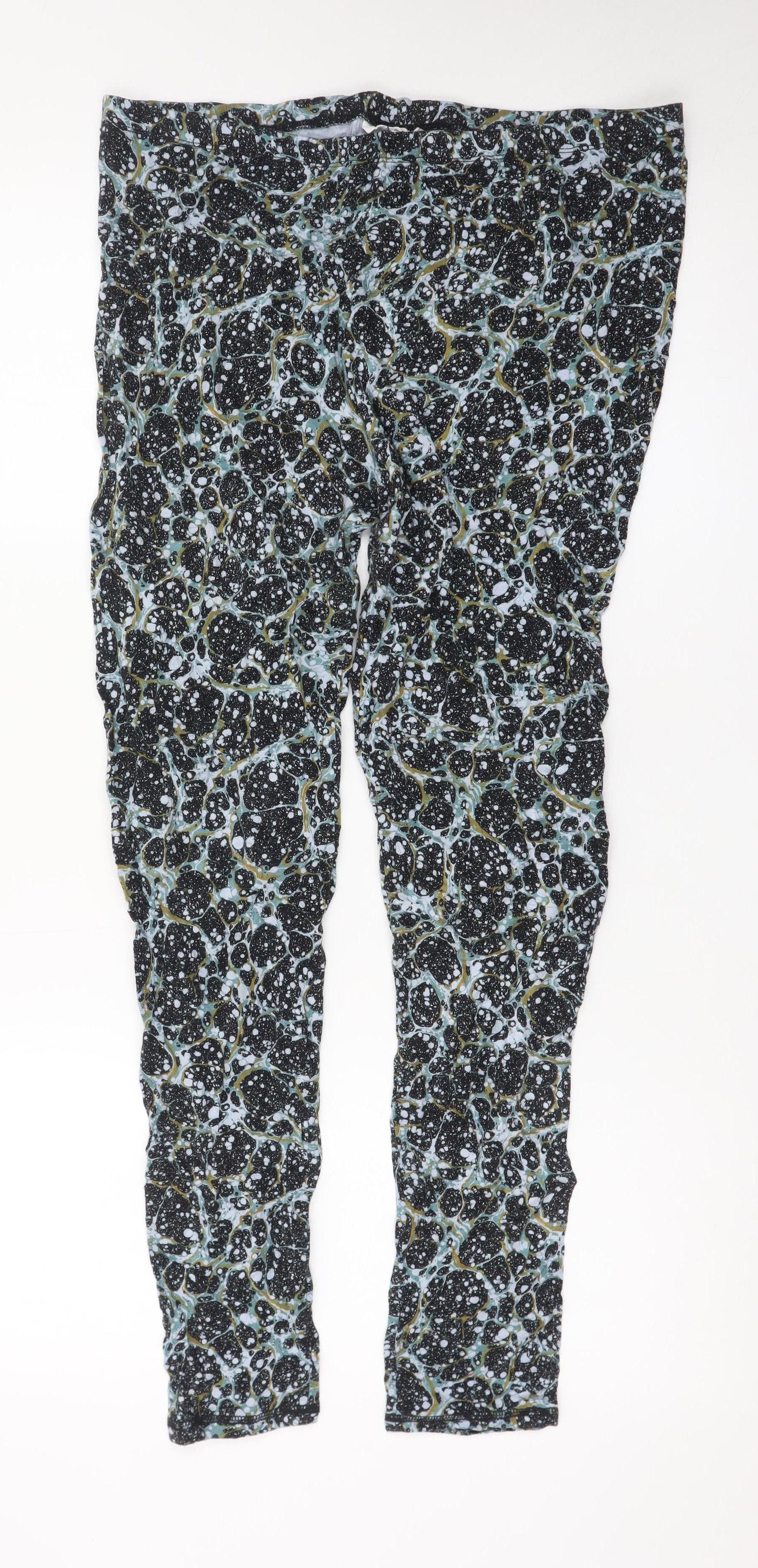 Thought Women’s Multicoloured Geometric Leggings Size 16