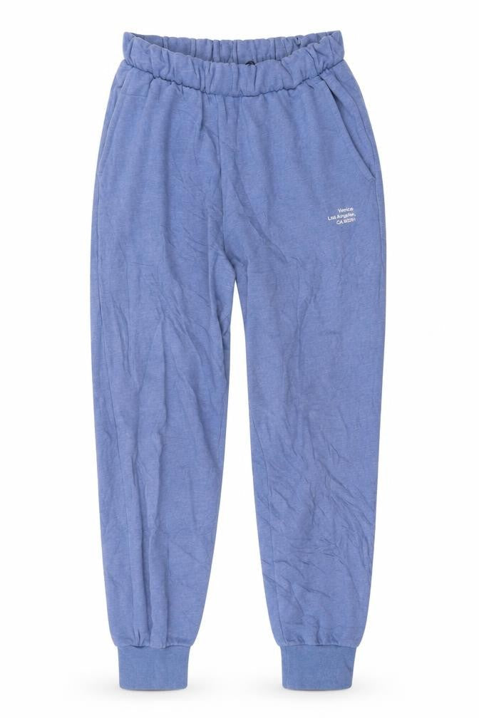 Zara Women Blue Jogger Trousers S Elastic Waist Casual