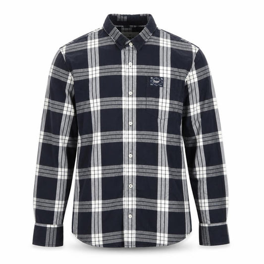 Diesel Men's Black Checked Long Sleeve Button-Up Shirt Size L